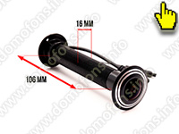 Дверной WiFi-TUYA видеоглазок IHome-X02-Tuya - размеры